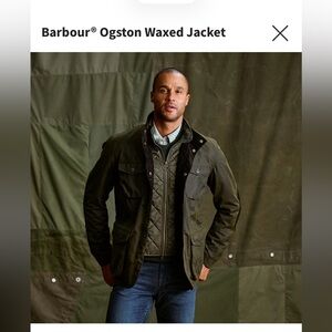Barbour Ogstan Dark Olive Field Jacket